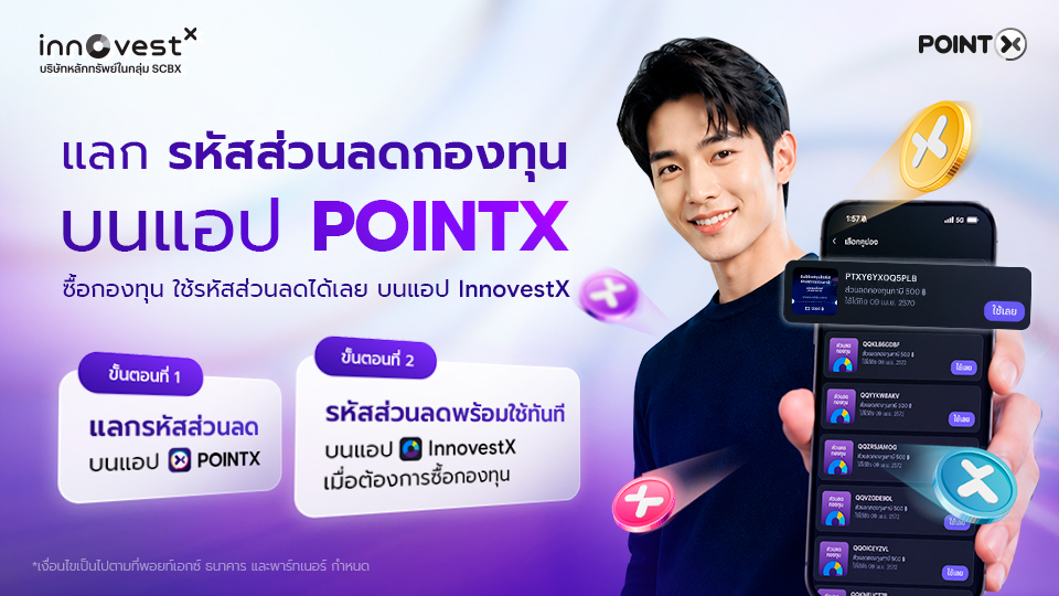 POINTX discount coupon for InnovestX